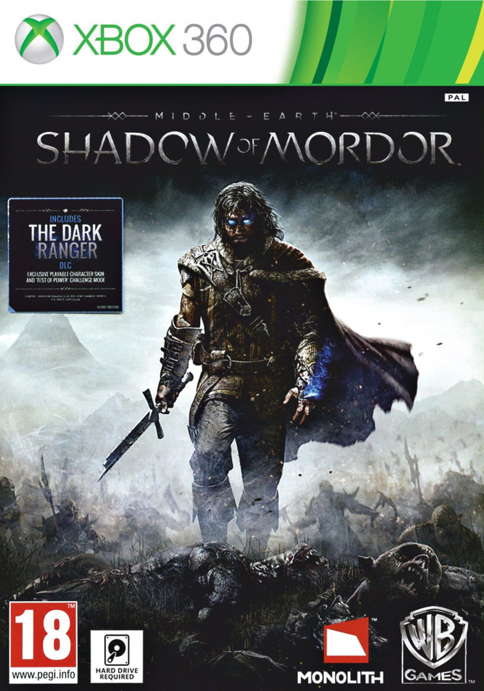 Middle Earth Shadow Of Mordor Xbox 360