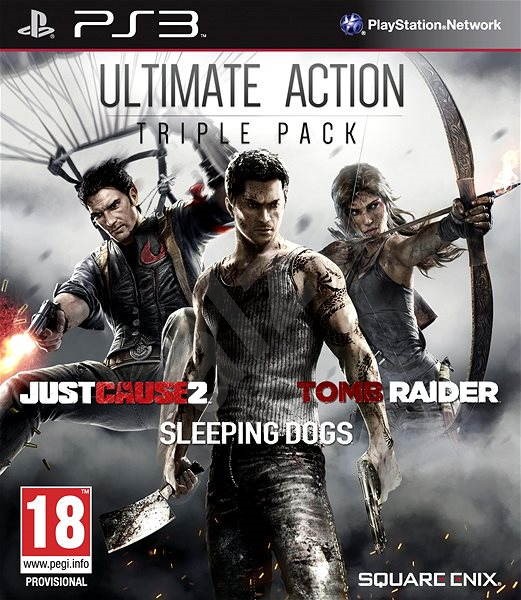 Just Cause 2+Sleeping Dogs+Tomb Raider PS3