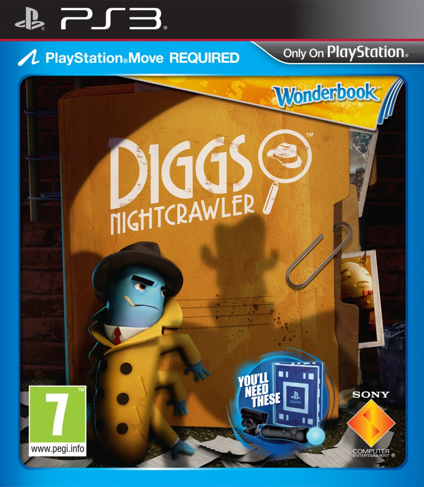 Wonderbook Book Diggs Nightcrawler PS3