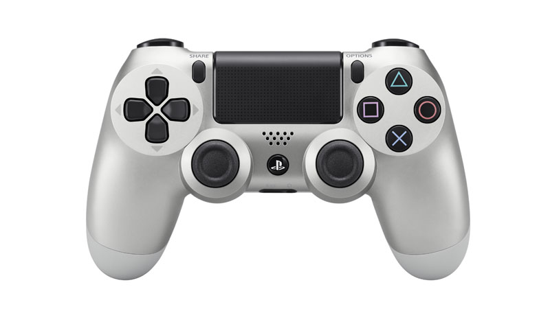 Dual Shock 4 Silver V2 PS4