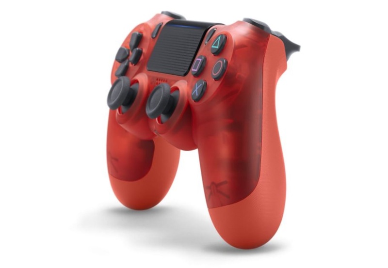 Dual Shock 4 Translucent Red V2 PS4