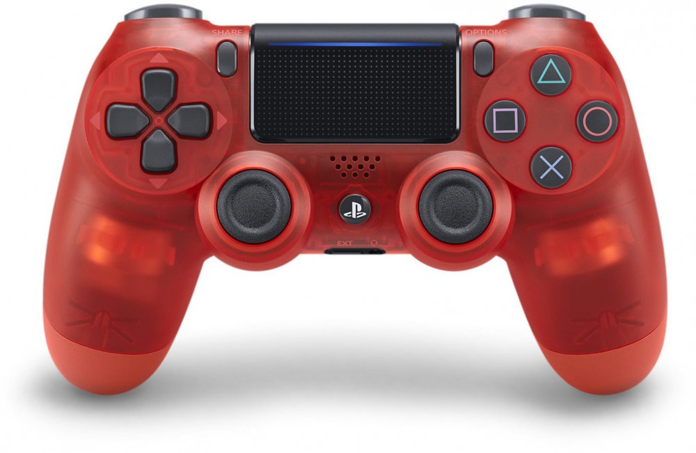 Dual Shock 4 Translucent Red V2 PS4