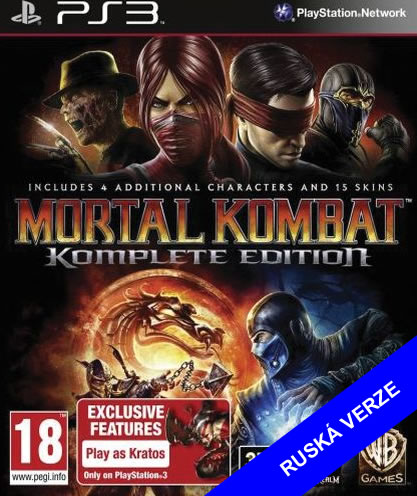 Mortal Kombat Ruská Verze PS3