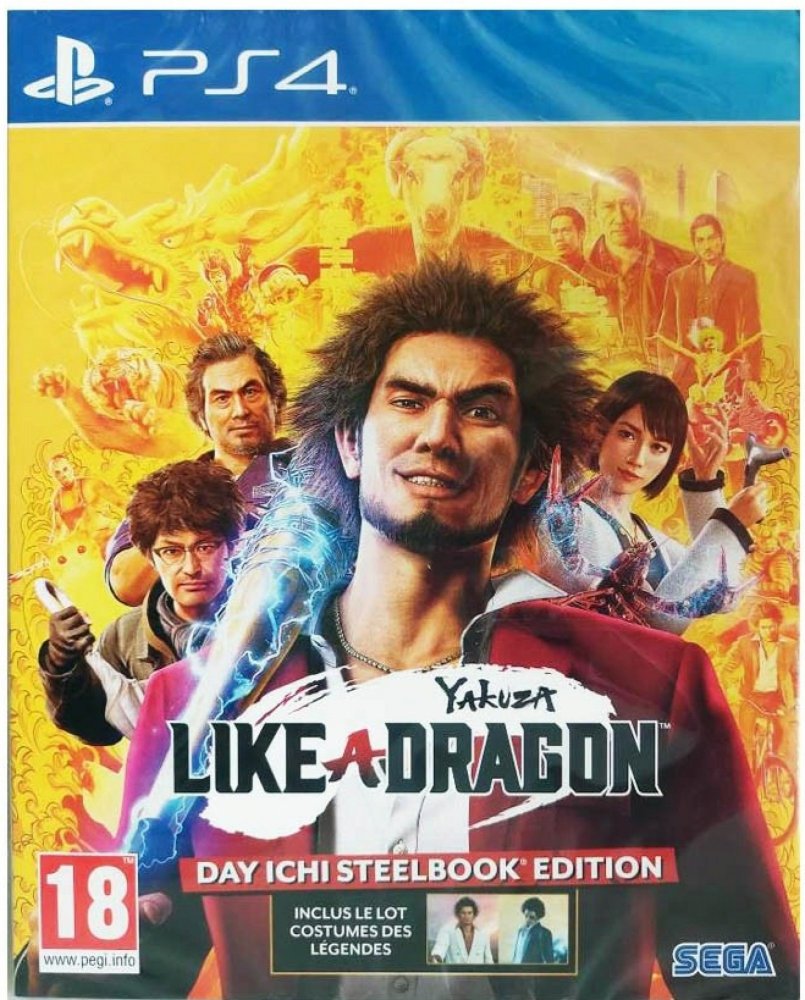 Yakuza: Like a Dragon Day Ichi Steelbook PS4