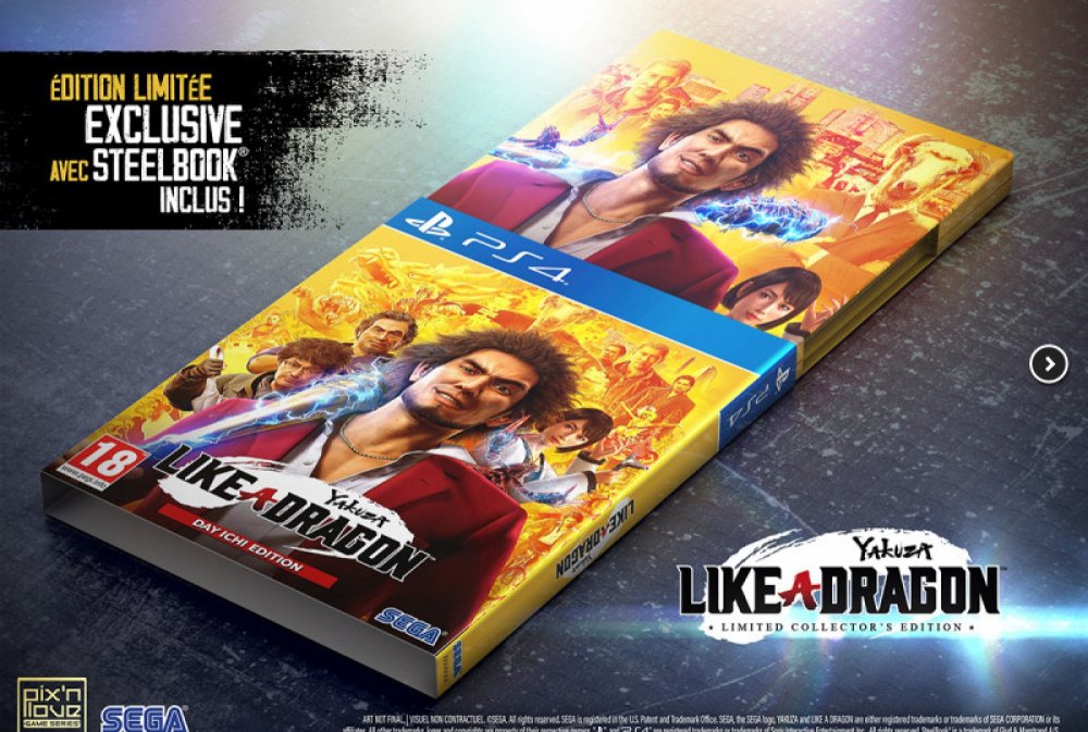 Yakuza: Like a Dragon Day Ichi Steelbook PS4