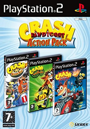 Crash Bandicoot Action Pack PS2