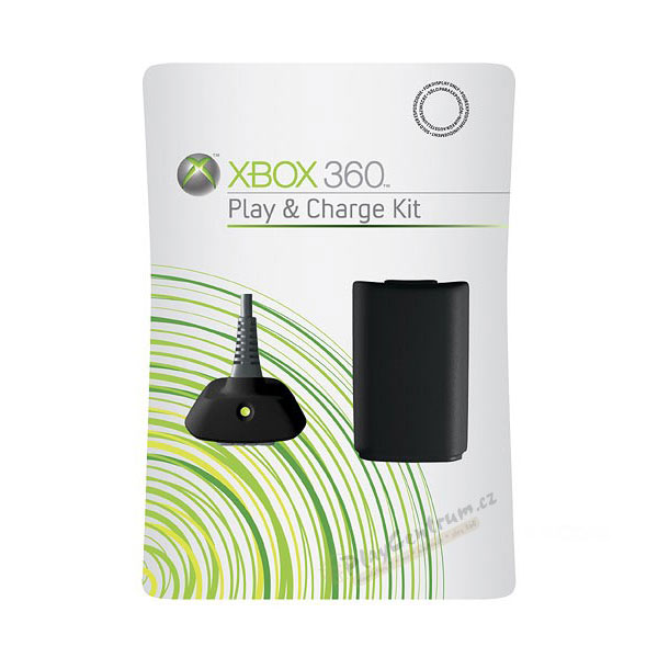 Play And Charge Kit Black Xbox 360