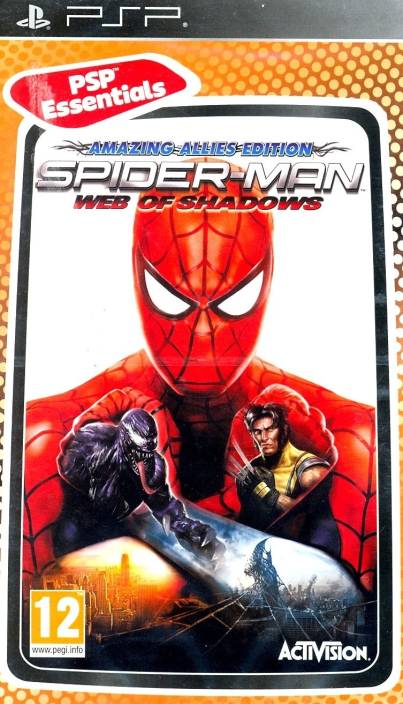 Spiderman Web Of Shadows PSP