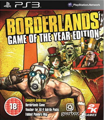 Borderlands Game of the Year PS3