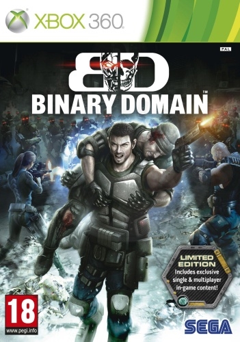 BINARY DOMAIN LIMITED EDITION XBOX 360