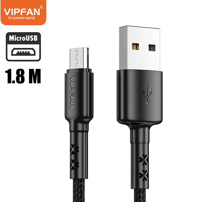 Kabel Vipfan X02 Micro-USB 3A 1.8M