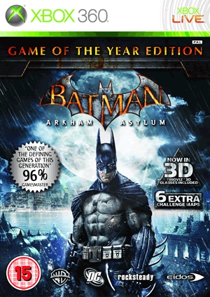 Batman Arkham Asylum Game of the Year Xbox