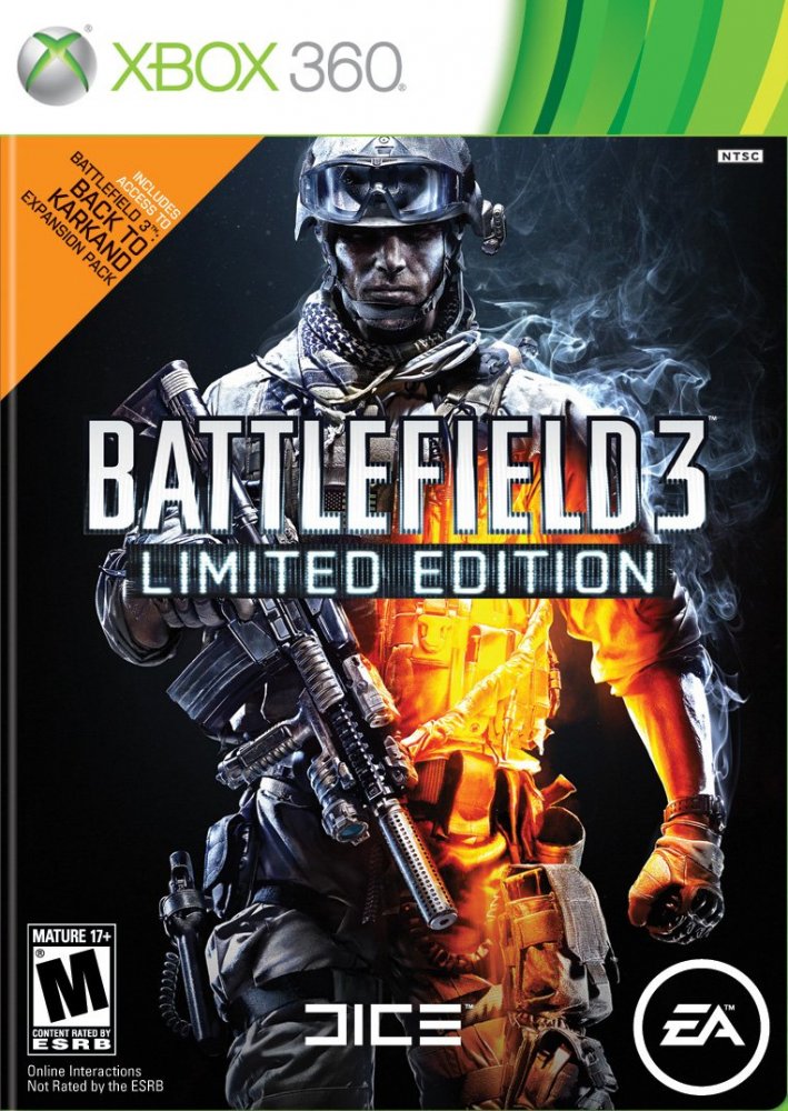 BATTLEFIELD 3 LIMITED EDITION XBOX 360