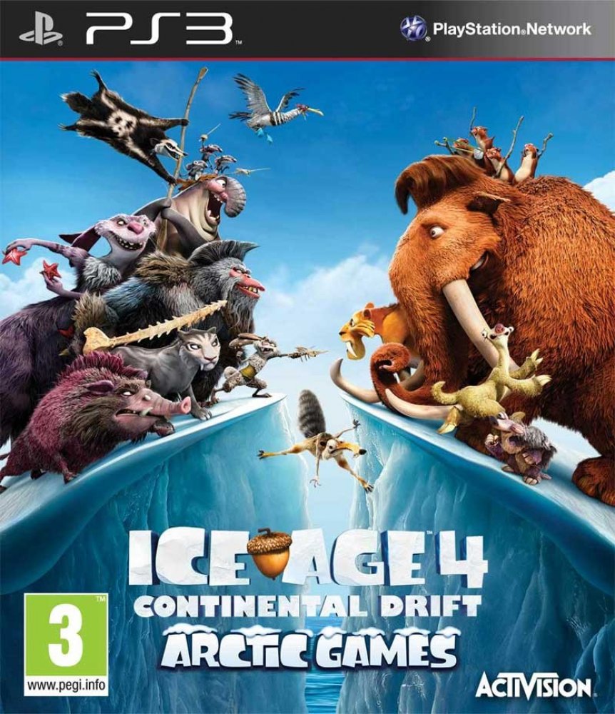 Ice Age 4 Continental Drift Artic Games PS3