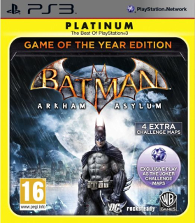 Batman Arkham Asylum Game of the Year PS3